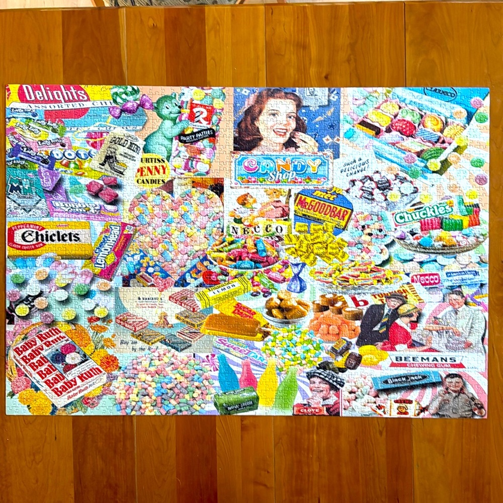 Retro Pastel Candy Jigsaw Puzzle